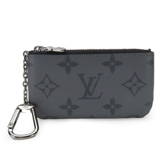 Louis Vuitton Monogram Eclipse Coin Case Key Holder - Picture 1 of 6